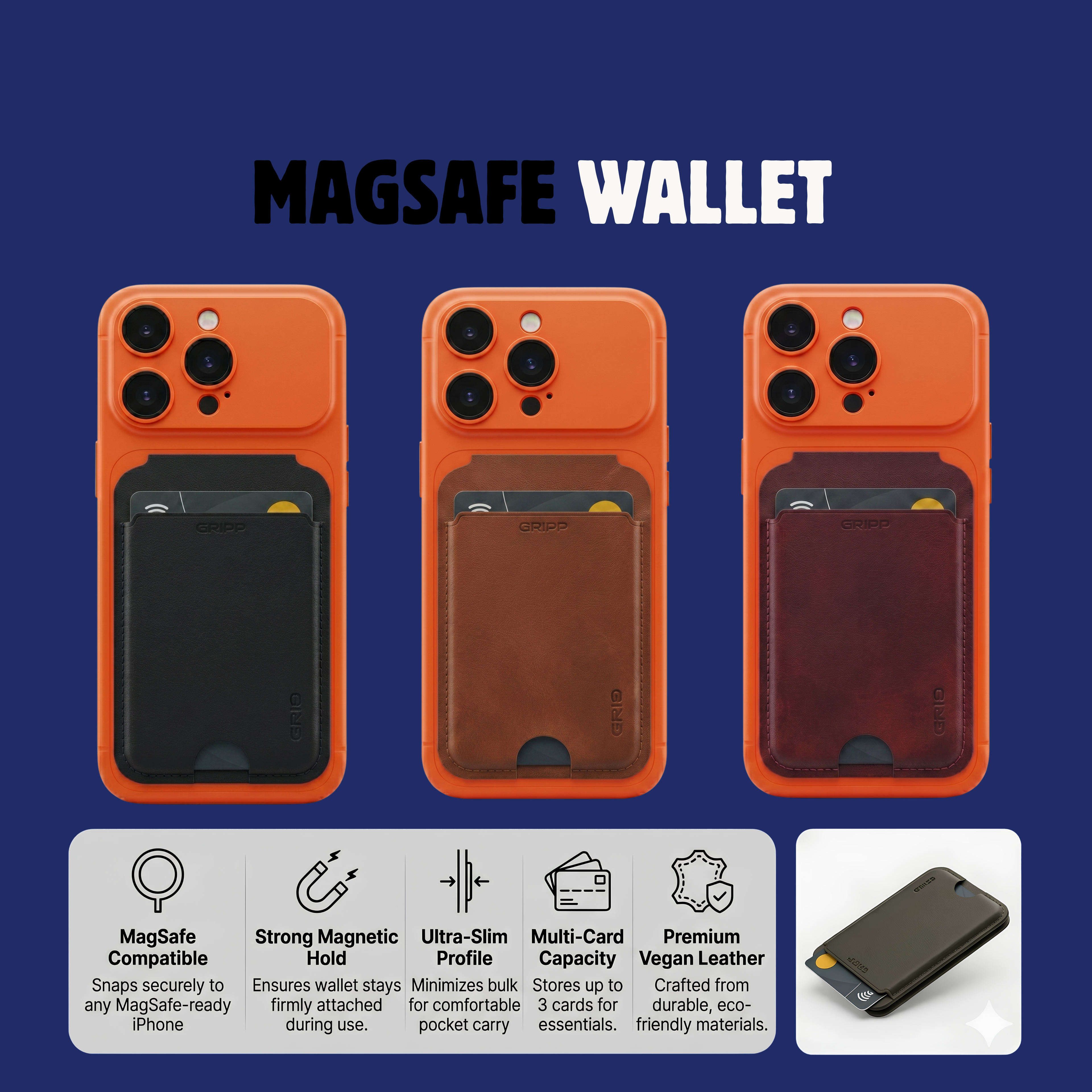 LEATHER MAGSAFE WALLET
