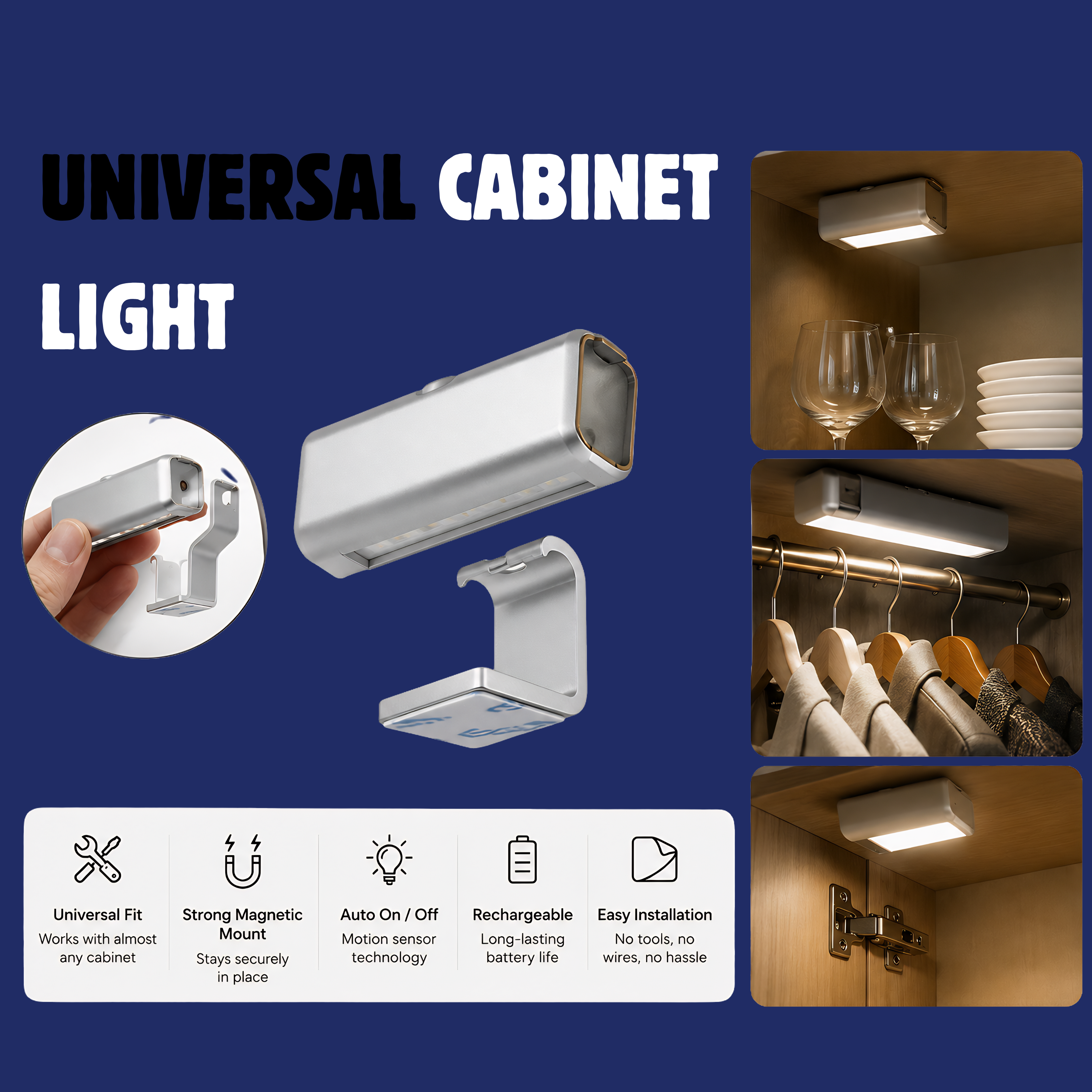 UNIVERSAL CABINET LIGHT (PACK OF 2)